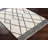 Rectangle Barbarella Handmade Tufted Wool Area Rug in Cream/Black-1110740359