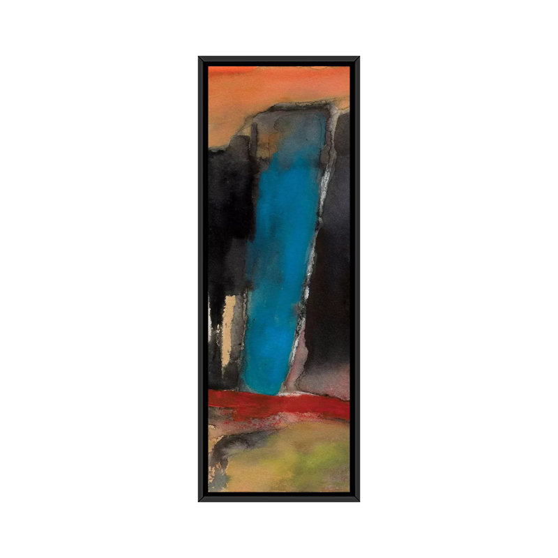 Hallicunation, reproduction d’art sur toile tendue, Toile avec cadre noir, H 48 po x l 16 po x P 1,5 po