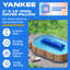 Yankee 4 X 15 pi Coussins de piscine pour piscine hors terre, coussins de piscine pour la fermeture de l'hiver, PVC extra durable de 0,4 mm (calibre 27), coussin de piscine pour l'hiver