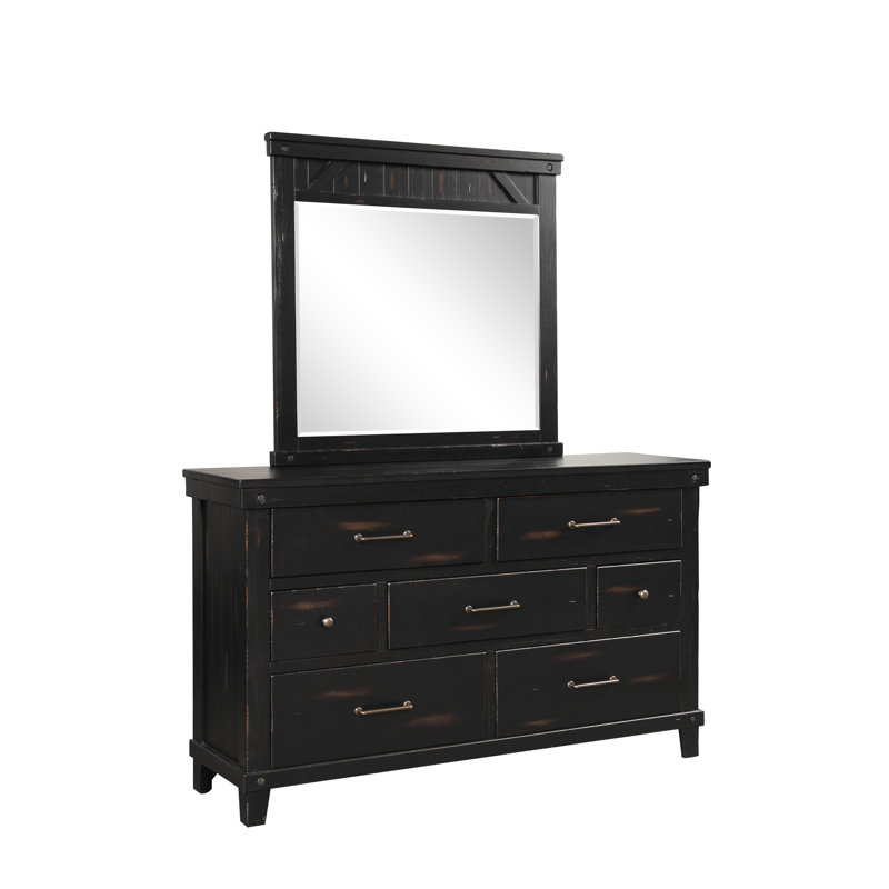 Commode 7 tiroirs avec miroir Kohut