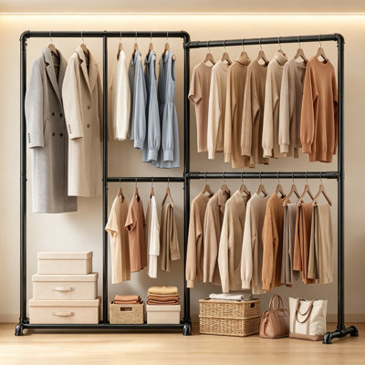 170 cm Portable Wardrobe