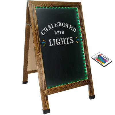 Free-Standing Magnetic Chalkboard, 40" x 23"