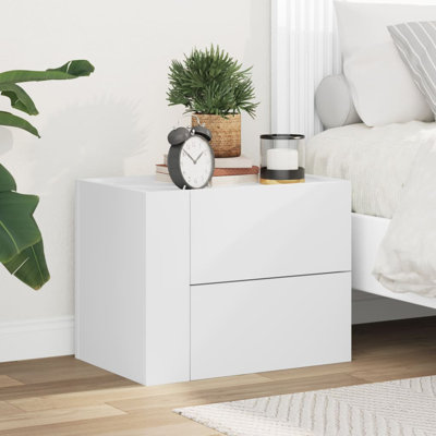 Rainald 45cm W Manufactured Wood Bedside Table