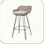 Ensemble de 2 tabourets de bar en rotin PE Robuste, durable, élégant, pratique et polyvalent