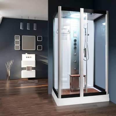 Vidalux Alto Hydro Shower Rectangular - 1200 x 900 - 5 Years Warranty