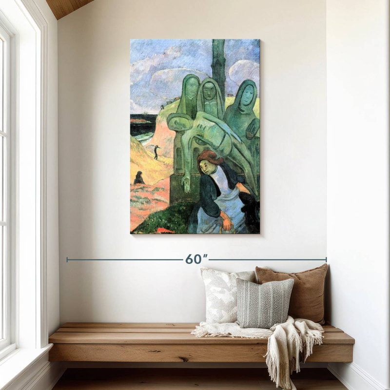 Leisha, le Christ vert, H 45 po x l 30 po