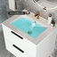 Meuble-lavabo mural avec lavabo et 2 tiroirs-1875294066-1875294077