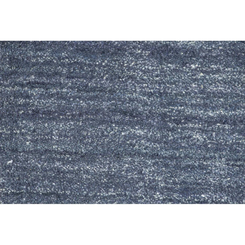 Wool Area Rug in Dark Gray