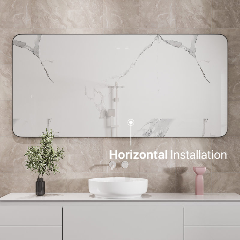 Miroir Ebern Designs Ragio, 28 po x 60 po