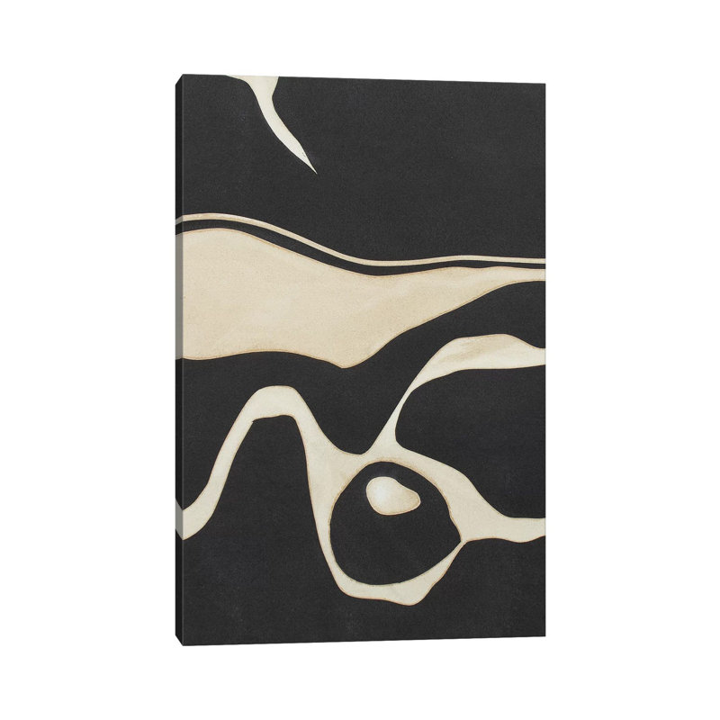 «Tides In Sepia I» par - Toile tendue, H 26 po x l 18 po x P 1,5 po