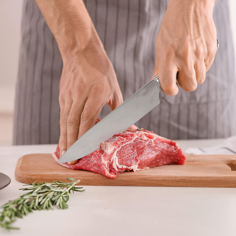 MODERN WALLS LLC Chef Knife - 8 Inch Home Essentials Sharp Kitchen Knife HC Steel Japanese Knife Paring Knife, Christmas Gifts For Women/Men, Birthday Gifts For Mom/Dad, Kitchen Gadgets With Premium Gift Box