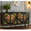 Armoire de rangement artistique avec 4 portes