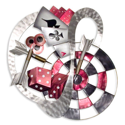Fun and Games Metal Wall D&eacute;cor
