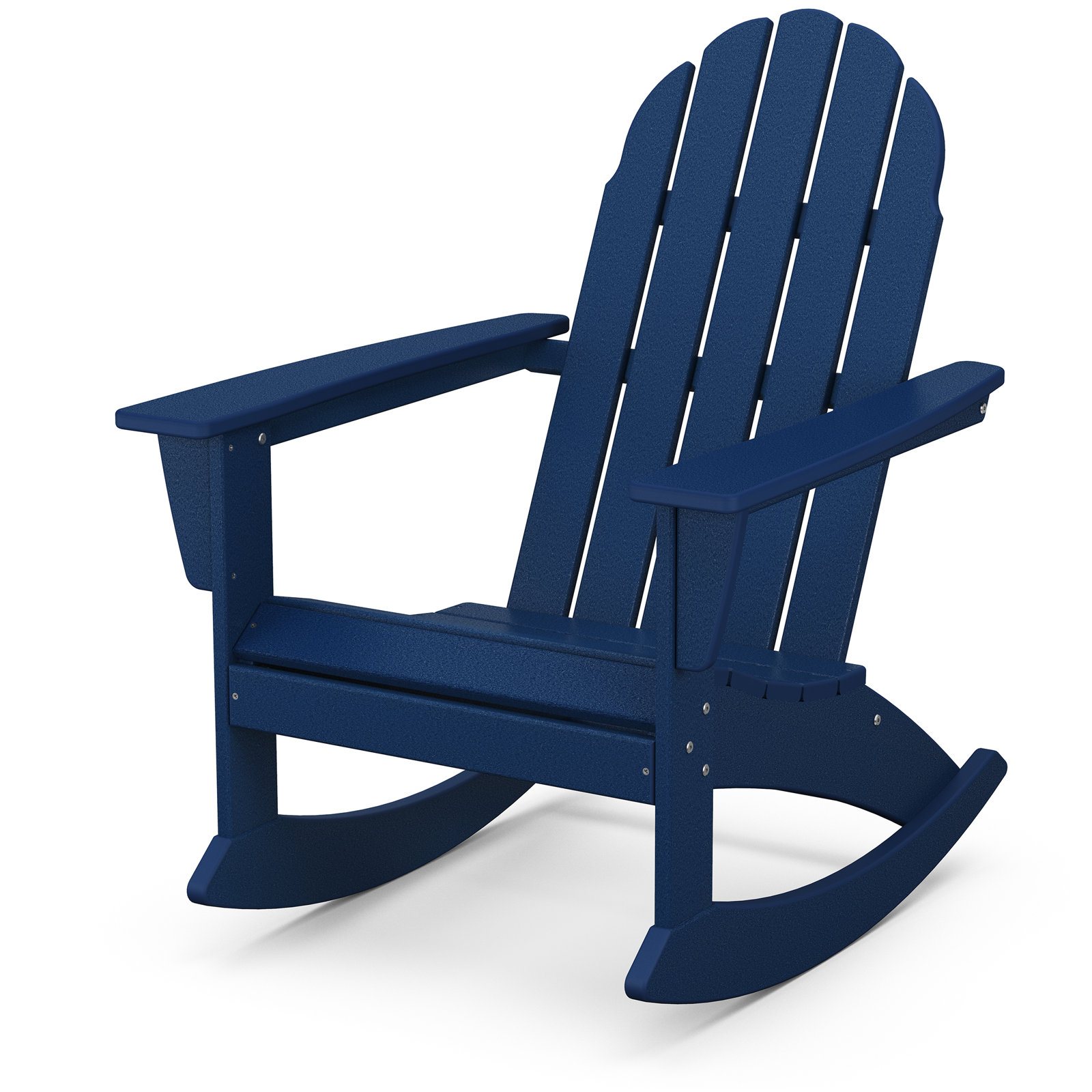 POLYWOOD® Vineyard Adirondack Rocking Chair, Navy