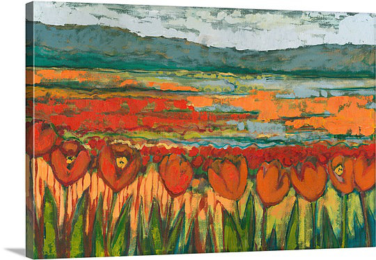 «Noleen Ode to the Skagit Valley», reproduction d'art sur toile, H 20 po x L 30 po x P 1,5 po