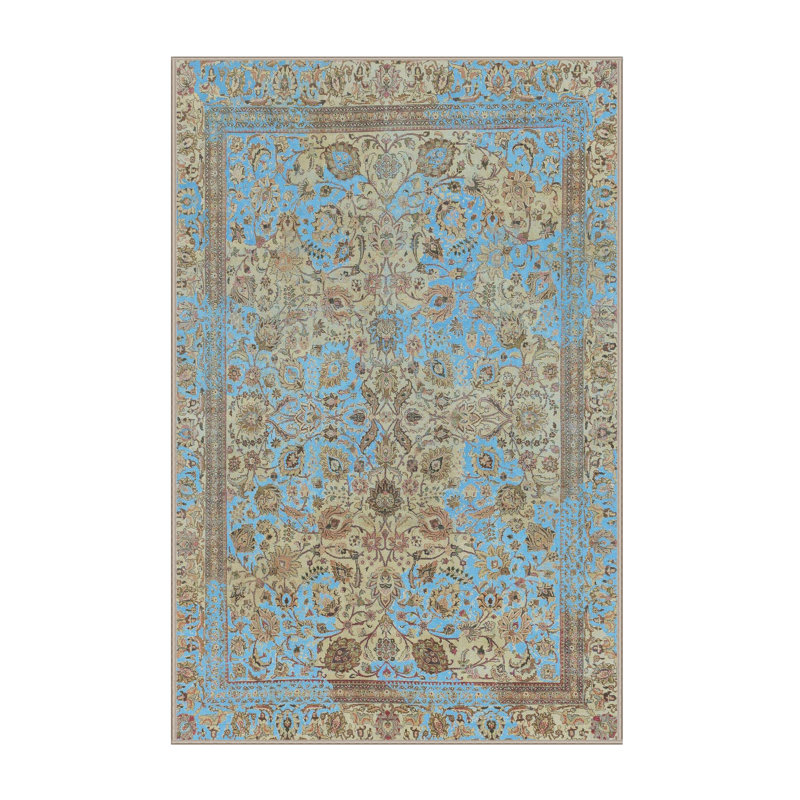 Abstract Indoor Rug, Rectangle 4' x 6'