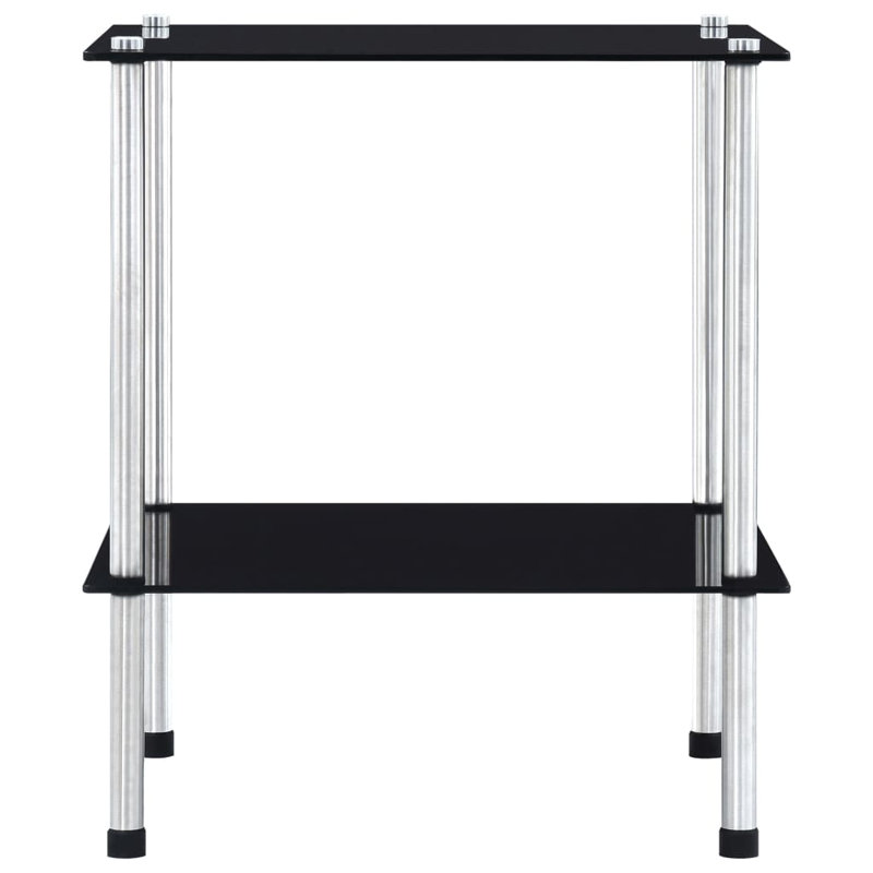 Abrahante 40cm W Metal Shelving Unit, Black