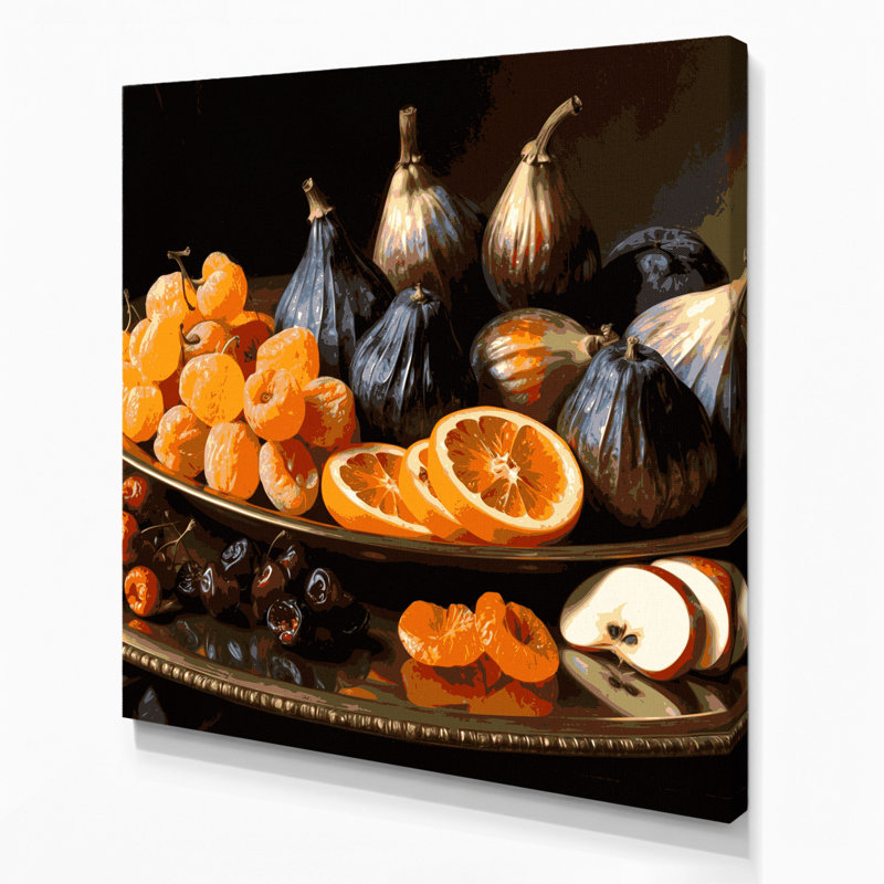Art mural sur toile Desserts, H 8 po x l 8 po