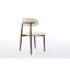 Chaises de salle à manger confortables en métal, conception rembourrée moderne pour la cuisine