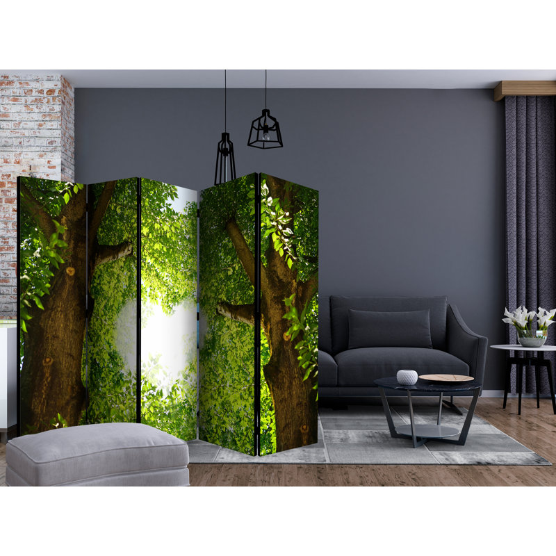 Cervantes 225cm W x 172cm H 5 - Panel Folding Room Divider