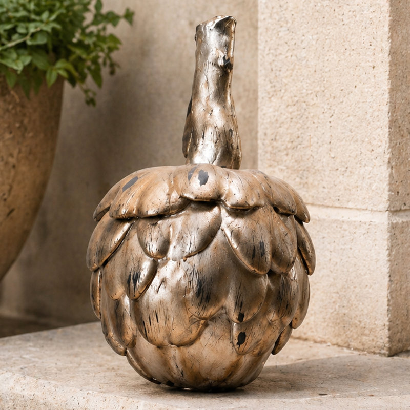 Sculpture artichaut antique