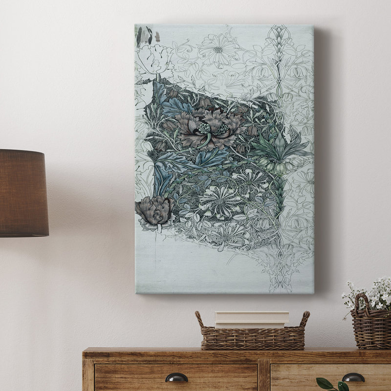 Vintage Abstract Print CXLVII -Gallery Wrapped Cavas, 36" H x 24" W