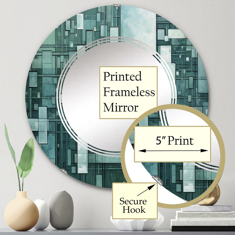 Miroir mural Aniakchak, 24 po x 24 po