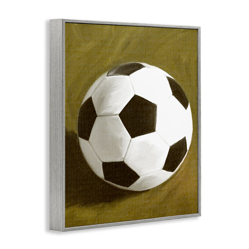 Giclée sur ballon de soccer traditionnel par Regina Moore, Estampe numérique Farmhouse, H 14 po x l 11 po