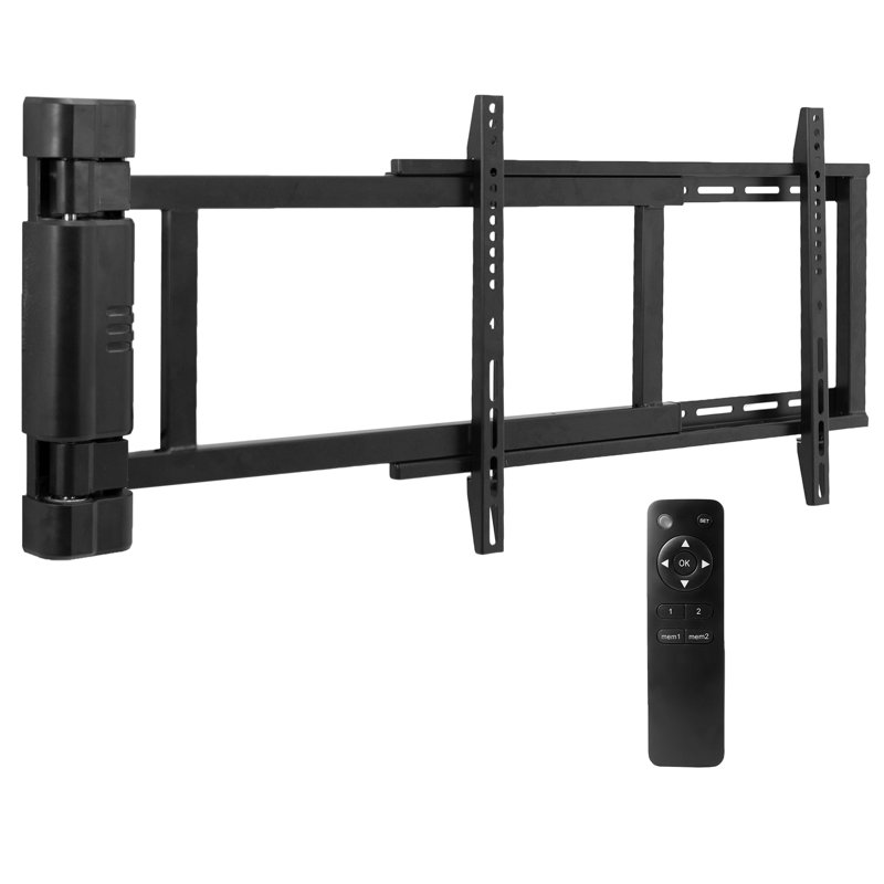 VIVO Low Profile Electric TV Wall Mount for 32" to 75", MOUNT-E-WM075 Series, Black