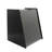 8.5 x 11" Acrylic Ballot Box with Sign Holder Side Pocket - Black