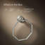 Pinstripe Wall Mounted Towel Ring-1603978416