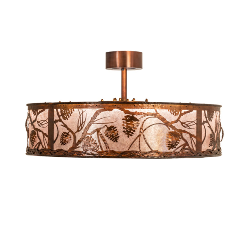 Whispering Pines LED Downrod Ceiling Fan