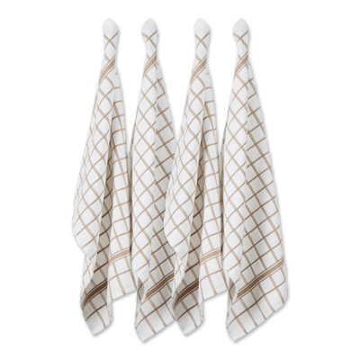 Terry Checkered Tea Towel Kitchen Towel