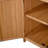 65" H Patio Kitchen Island with Adjustable Shelves-129887529