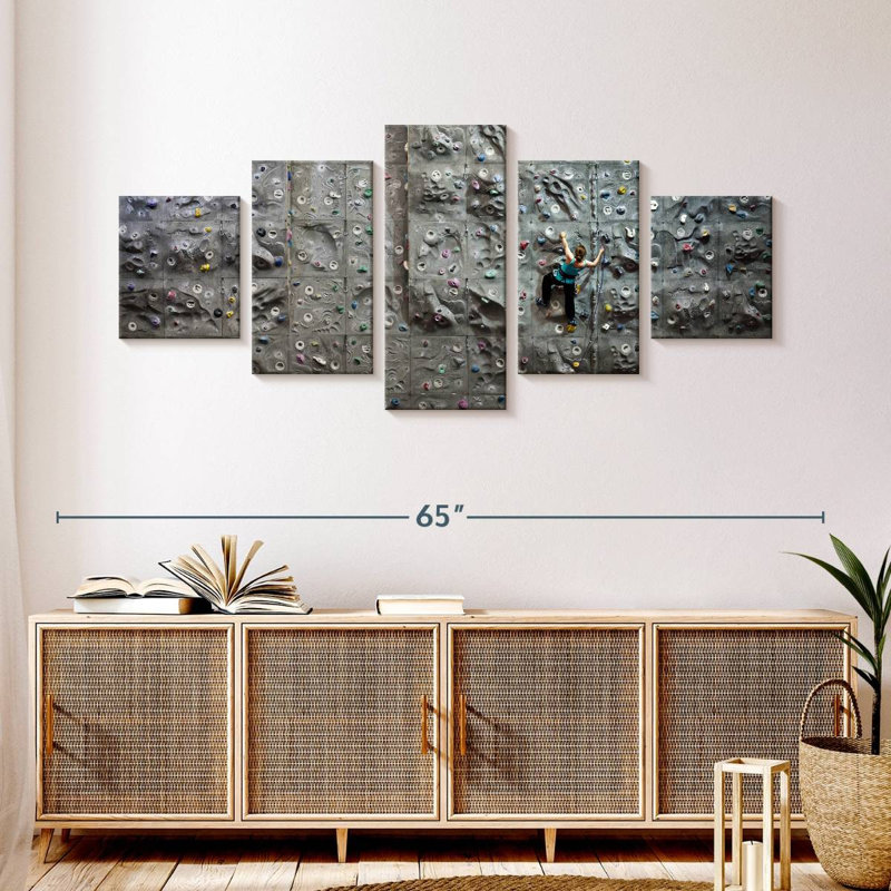 Climbing Practice, 24" H x 55" W