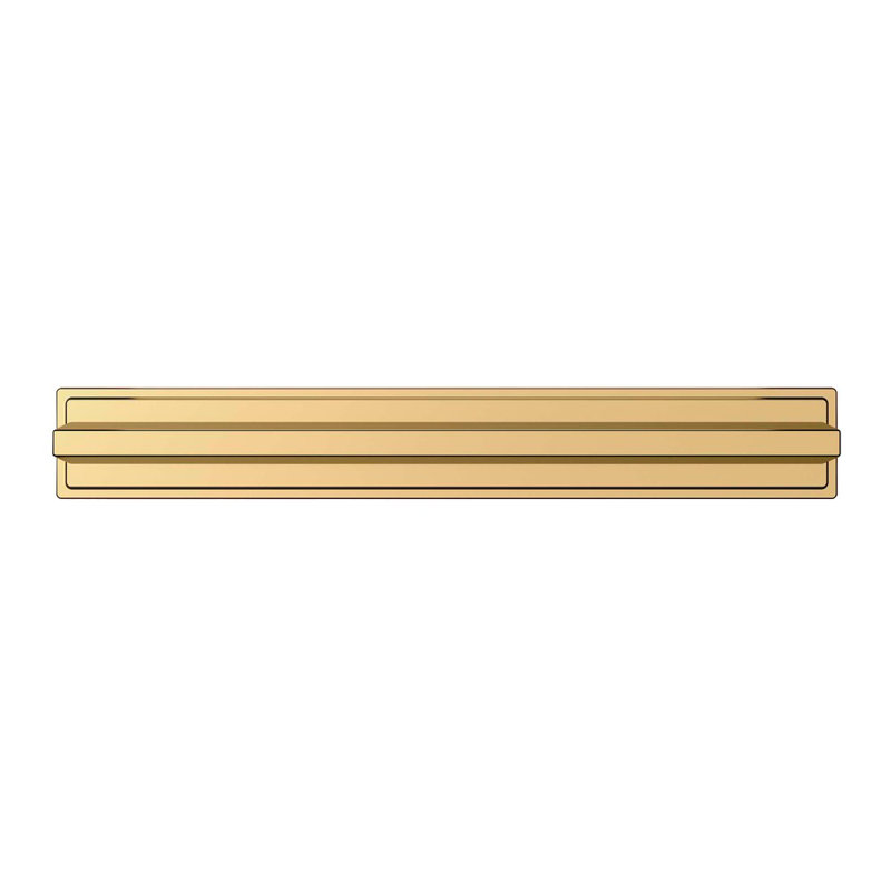 4941 Transitional Back Plate, Polished Brass