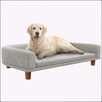 PawHut Deluxe Pet Sofa with Luxury Cushion and Washable Cover