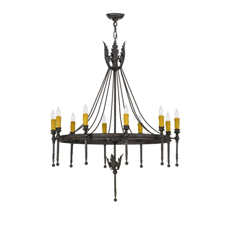 Alek 10 - Light Chandelier, 44" H x 36" W x 36" D
