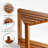 Griggstown 16.5'' W Solid Wood Shower Bench