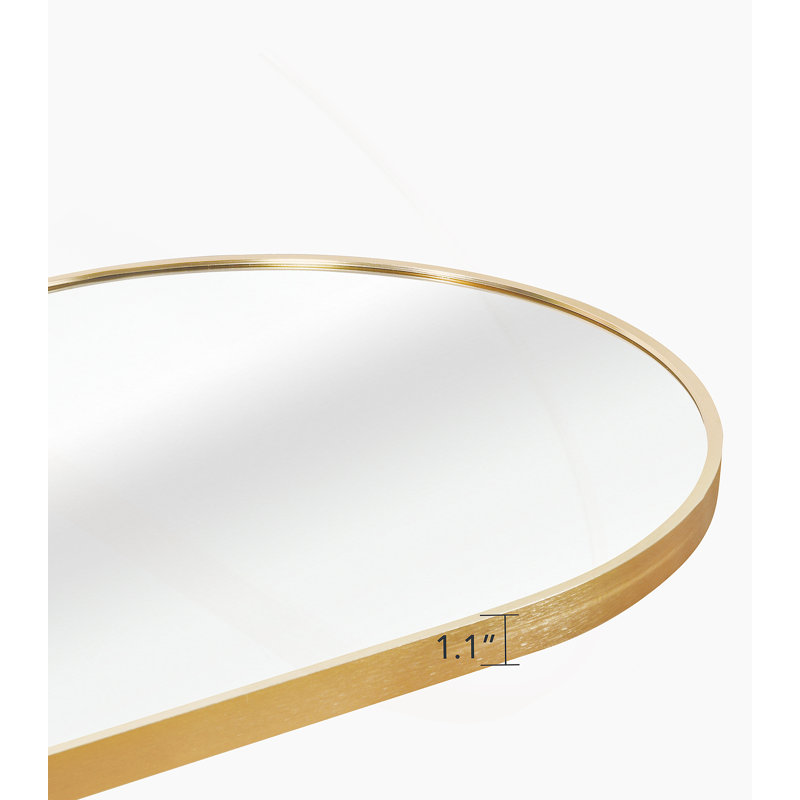 Miroir ou miroir de salle de bain Gold 63 X 20IN