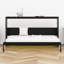 Lit escamotable peu encombrant avec motif imprimé, station de charge DEL sous le lit et USB-1684373741-1684373743
