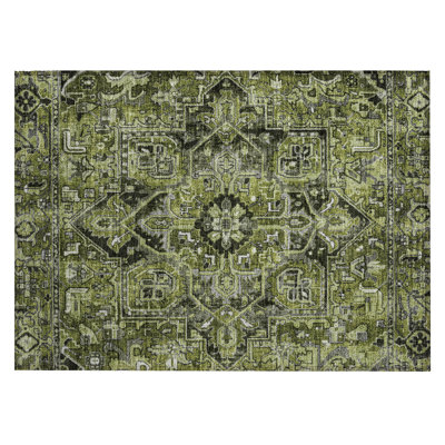 Washable Oriental Indoor / Outdoor Rug