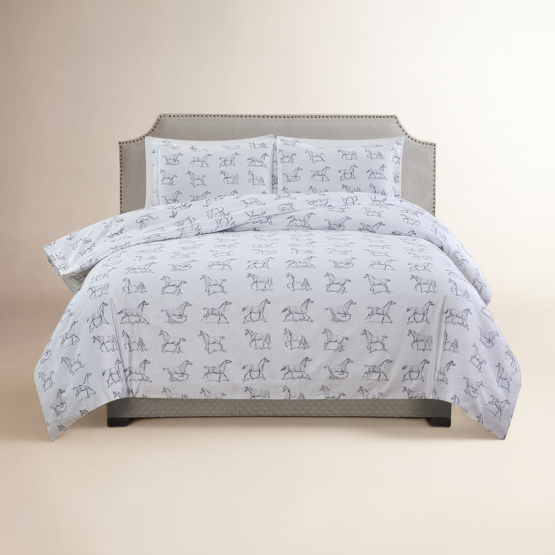 Ensemble de couette pour chevaux Avalee, Housse de couette très grand + 2 très grandes ta