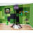 Minecraft Enderman Kids Bed Canopy for Ceiling, Hanging Curtain Netting