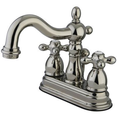 Heritage Centerset Bathroom Faucet with Drain Assembly