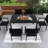 High-Quality Steel Outdoor Table And Chair Set, Suitable For Patio-1485774539