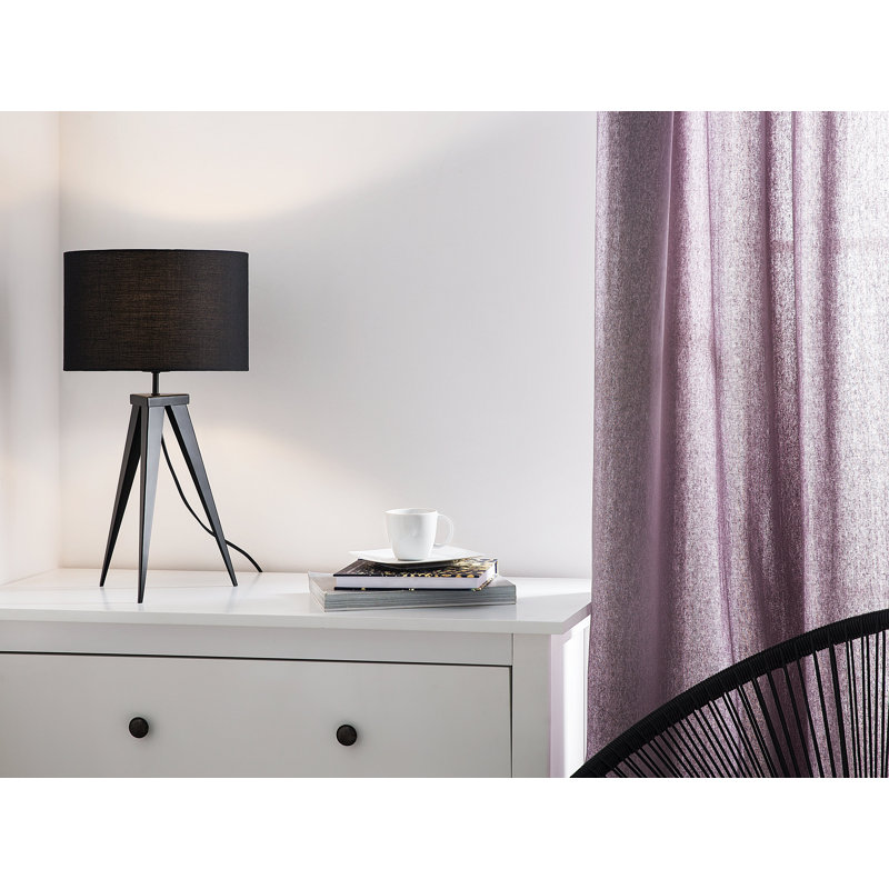 Ringgold Metal Tripod Lamp, Black Base/Black Shade