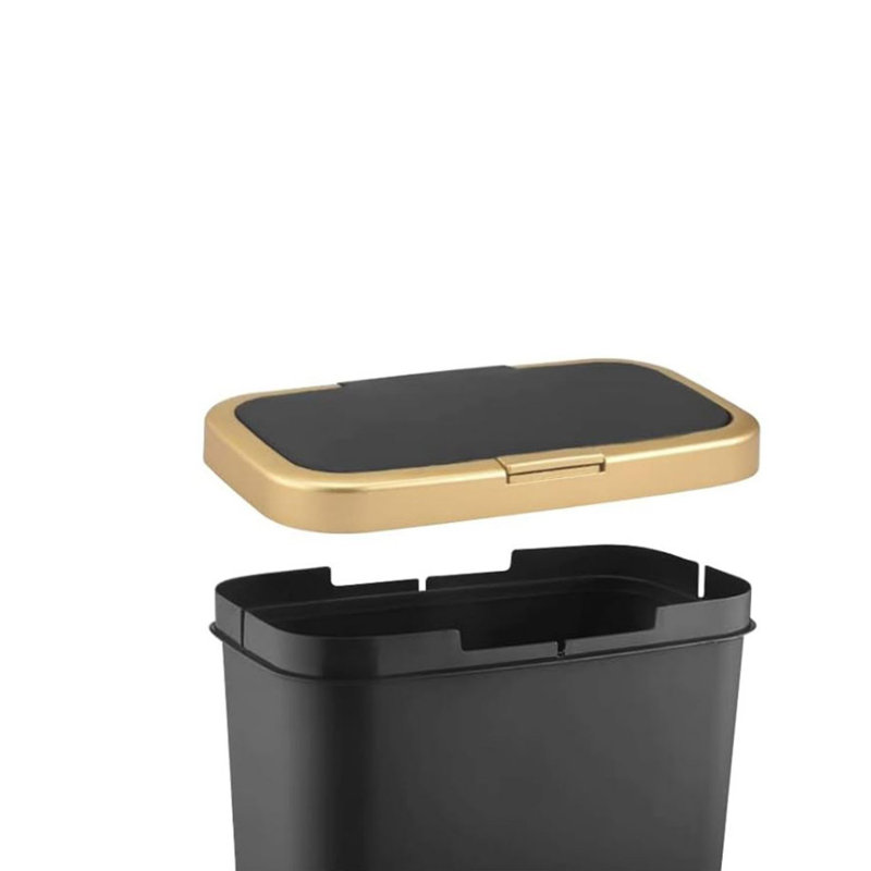 AKLOV Color Plastic Bin, Black