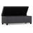 Avalon 48"W Upholstered Linen Look Fabric Contemporary Rectangular Lift-Top Storage Ottoman Bench with High-Density Foam-1422415636