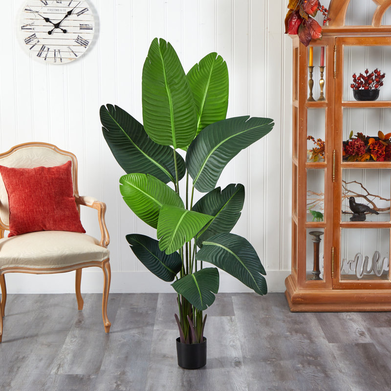 Travelers Palm Artificial Tree, 42" H x 12" W x 12" D